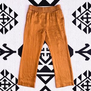 Haider Ackerman Satin Straight Leg Elastic Waist Trousers Size 36